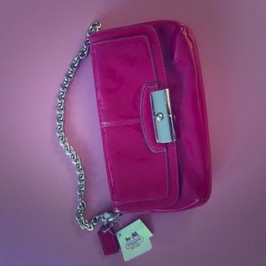 COACH patent leather bag
